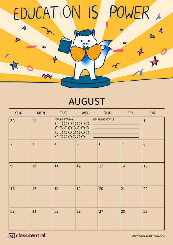 August 2026 Calendar